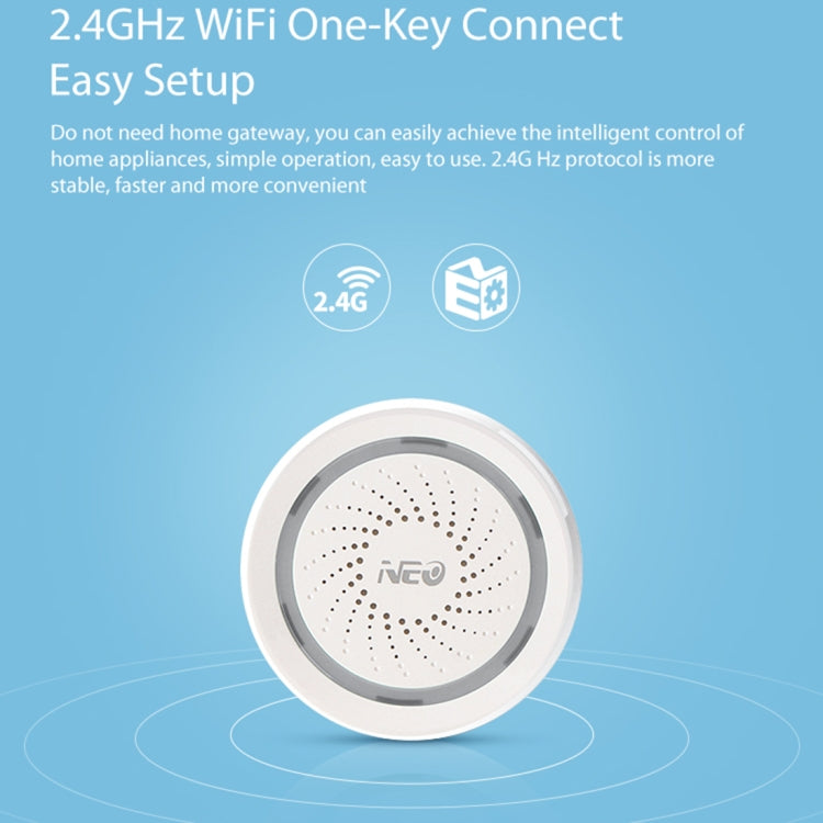 NEO NAS-AB02W WiFi USB Siren Alarm Sensor for Home Alarms Security, AB02W NEO NAS-AB02W WiFi USB Siren Alarm Sensor for Home Alarms Security, AB02W